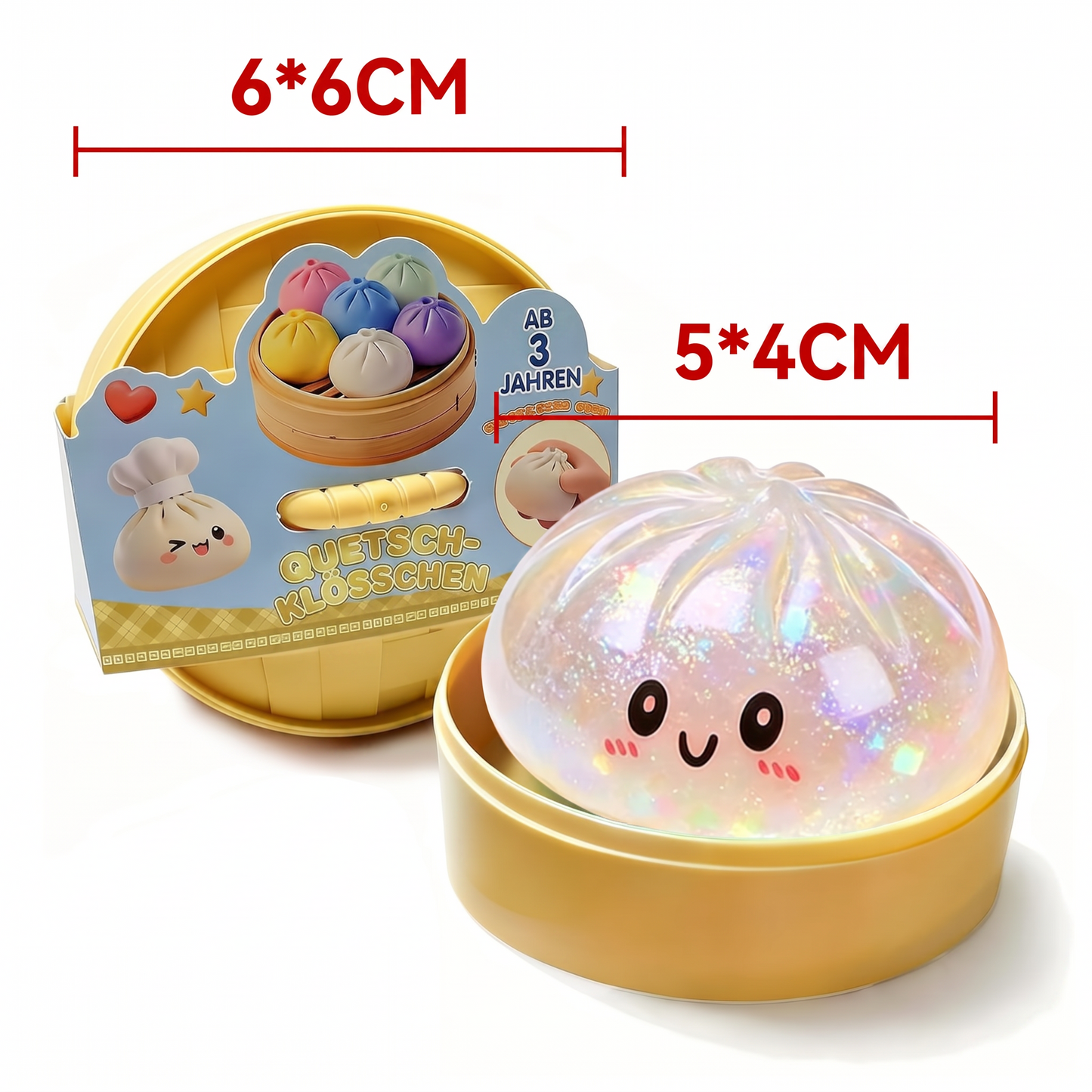 😋 12-teiliges süßes Riesen-Brötchen-Squishy-Set – Supersoftes Anti-Stress-Fidget-Spielzeug 🍞✨