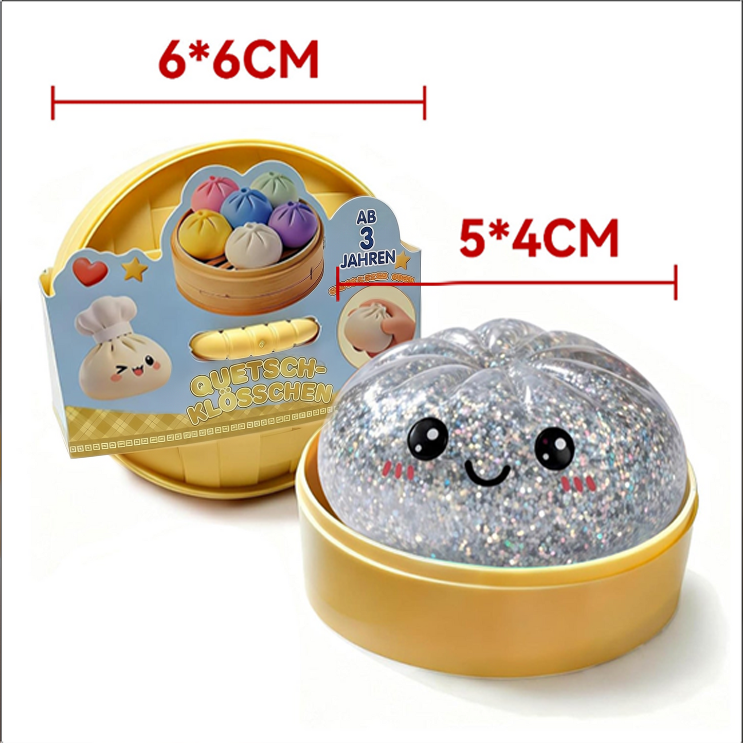 😋 12-teiliges süßes Riesen-Brötchen-Squishy-Set – Supersoftes Anti-Stress-Fidget-Spielzeug 🍞✨
