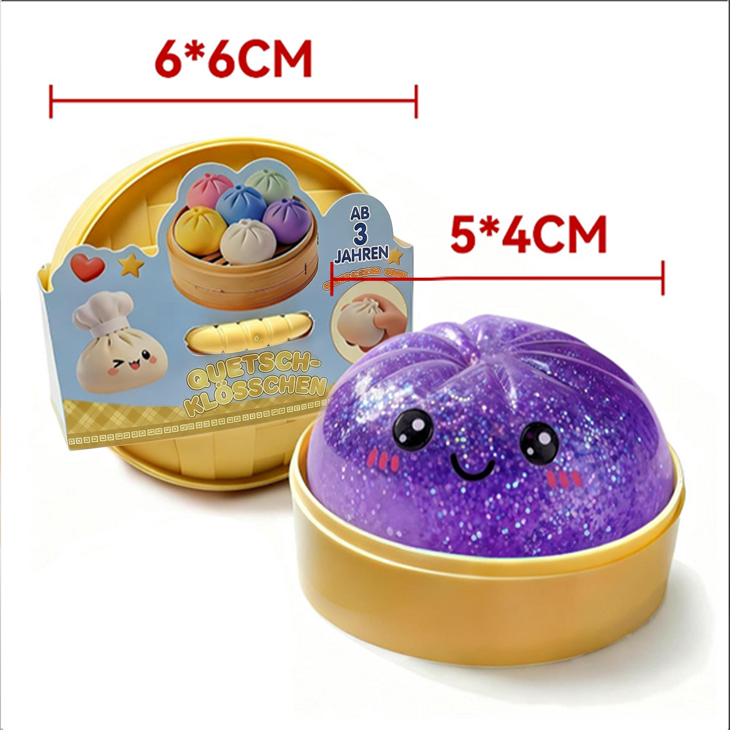 😋 12-teiliges süßes Riesen-Brötchen-Squishy-Set – Supersoftes Anti-Stress-Fidget-Spielzeug 🍞✨