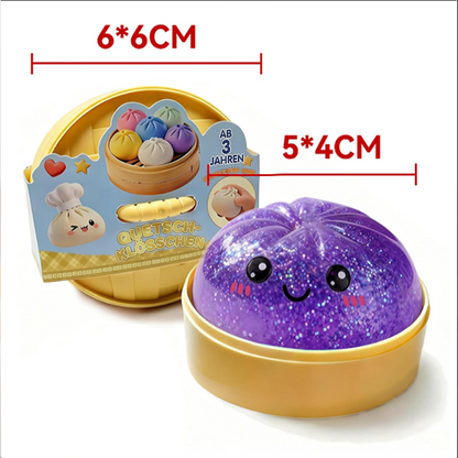 😋 12-teiliges süßes Riesen-Brötchen-Squishy-Set – Supersoftes Anti-Stress-Fidget-Spielzeug 🍞✨
